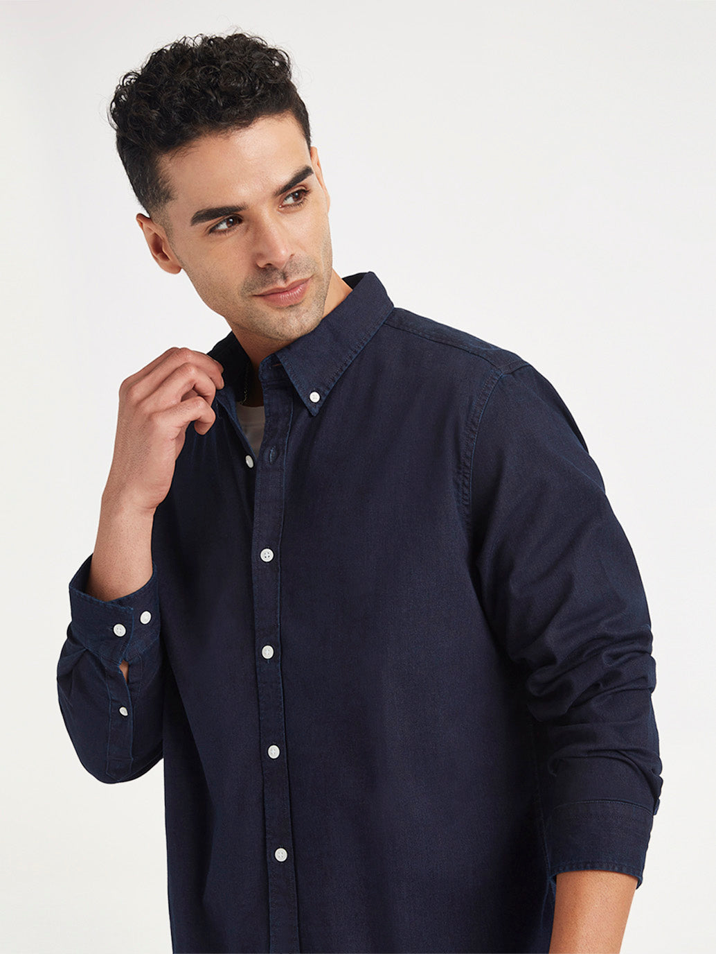 Men's Solid Slim Fit Shirt