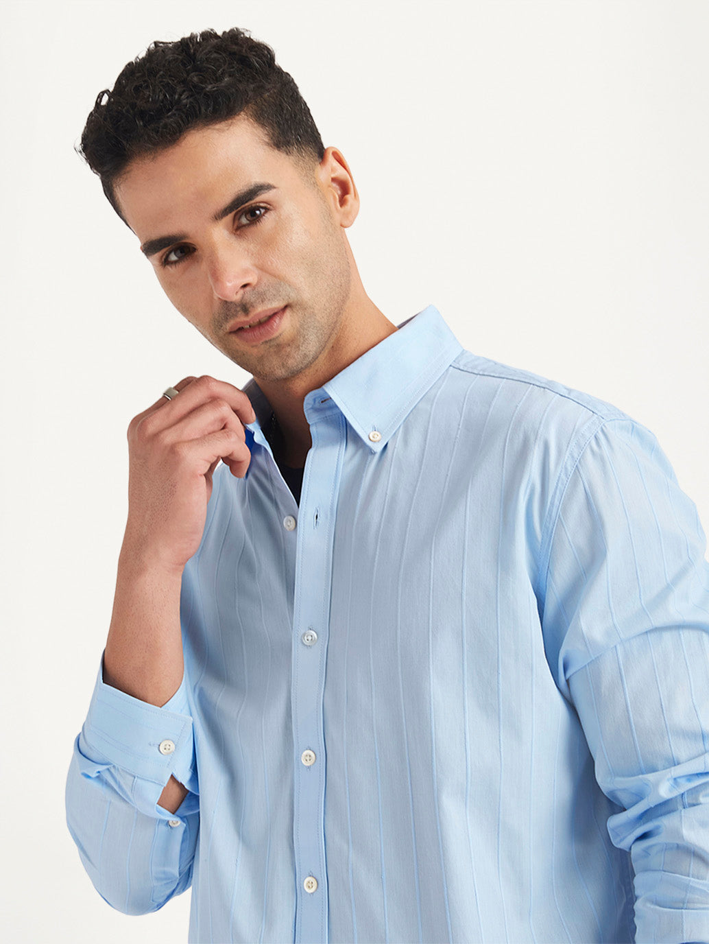 Men's Striped Slim Fit Shirt