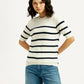 Women's Striped Crew Neck T-shirt - Styleshot View