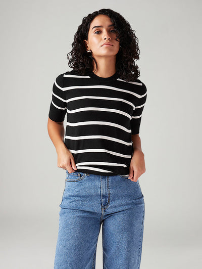 levi's Women's Striped Regular Fit T-Shirt-picture-47