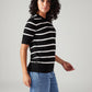 Women's Striped Regular Fit T-Shirt - Side View
