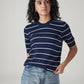 Women's Striped Regular Fit Top - Styleshot View