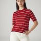 Women's Striped Regular Fit Top - Styleshot View