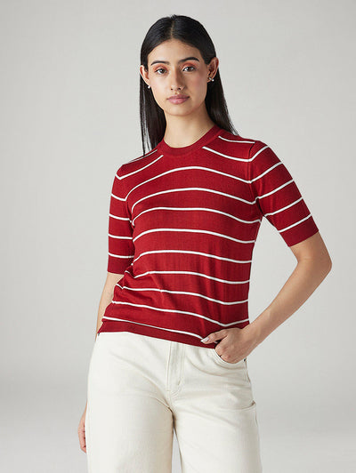 levi's Women's Striped Regular Fit Top-picture-36