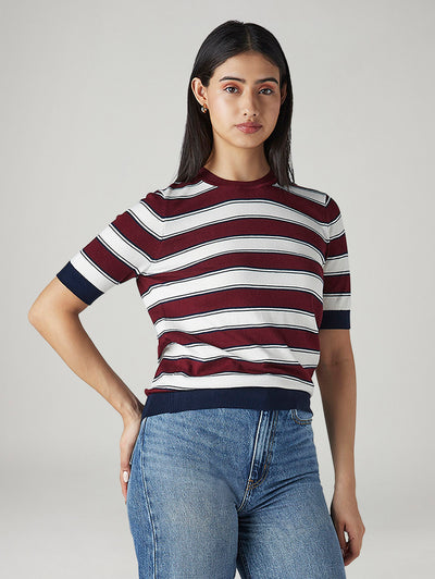 levi's Women's Striped Regular Fit Top-picture-38