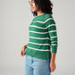 Women's Striped Regular Fit T-Shirt - Side View
