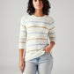 Women's Striped Regular Fit T-Shirt - Front View