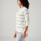 Women's Striped Regular Fit T-Shirt - Side View