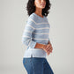 Women's Striped Regular Fit T-Shirt - Side View