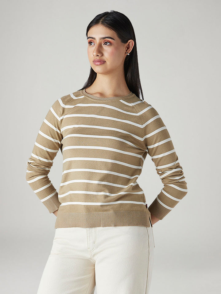 Women's Striped Regular Fit Top