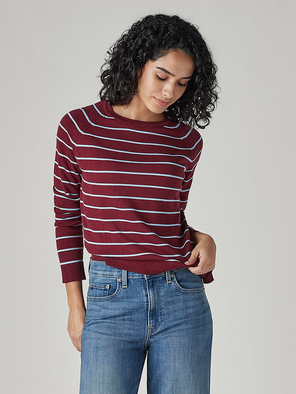 Women's Striped Regular Fit Top