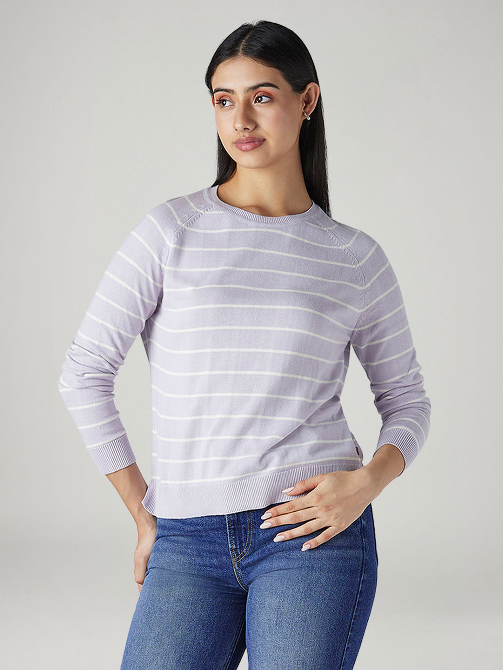 Women's Striped Regular Fit Top