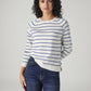 Women's Striped Regular Fit Top - Styleshot View