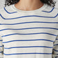Women's Striped Regular Fit Top - Detail View