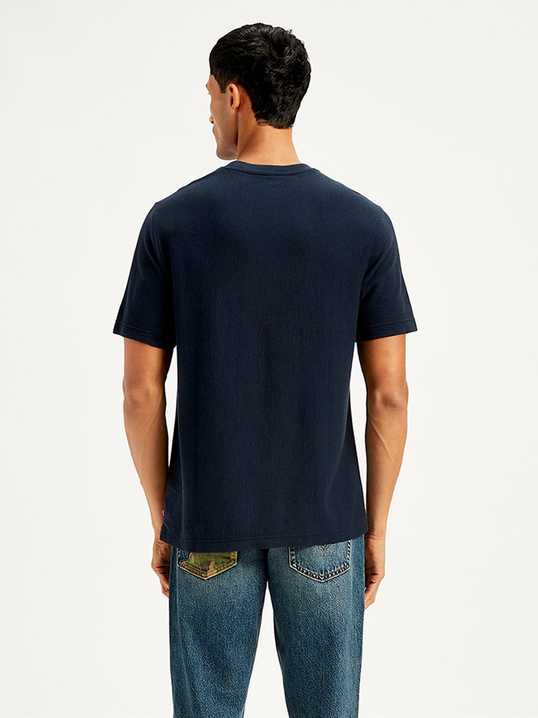 Men's Textured Regular Fit T-Shirt