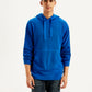 Men's Solid Blue Hooded Sweatshirt - 7774fa75-ccc1-4a18-9b44-2988778604c8 View