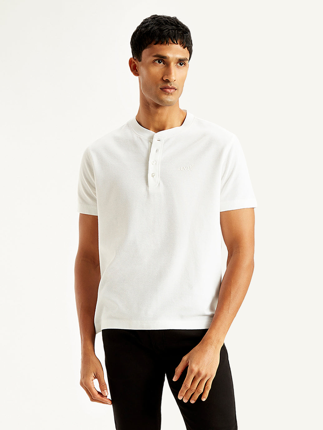 Men's Textured Regular Fit T-Shirt