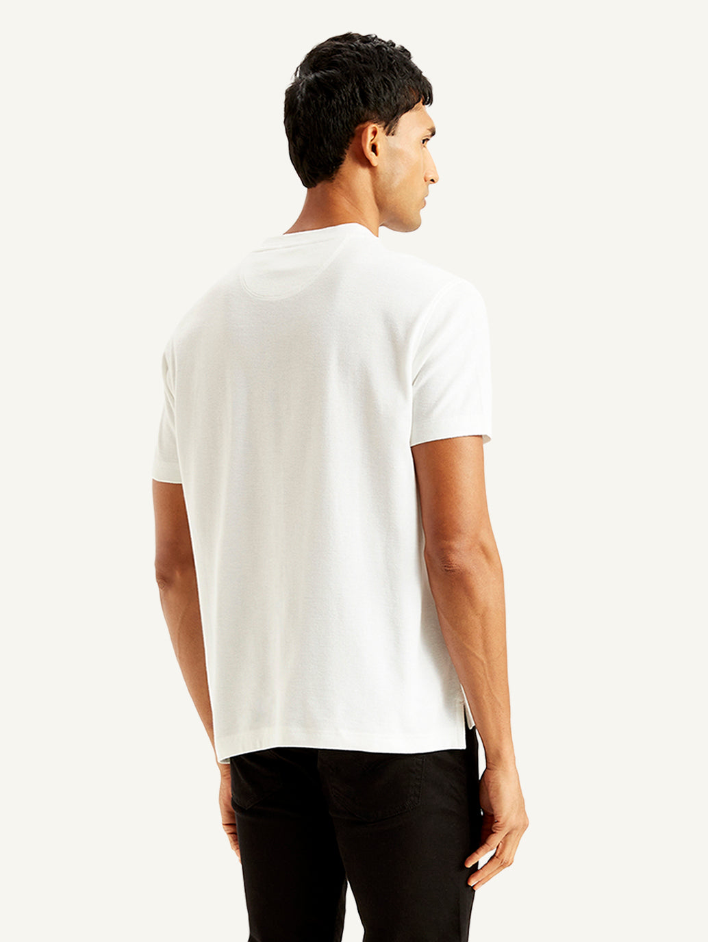 Men's Textured Regular Fit T-Shirt