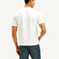 Men's Solid Slim Fit T-shirt - Back View