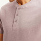 Men's Solid Slim Fit T-shirt - Detail View