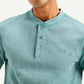 Men's Solid Slim Fit T-shirt - Detail View