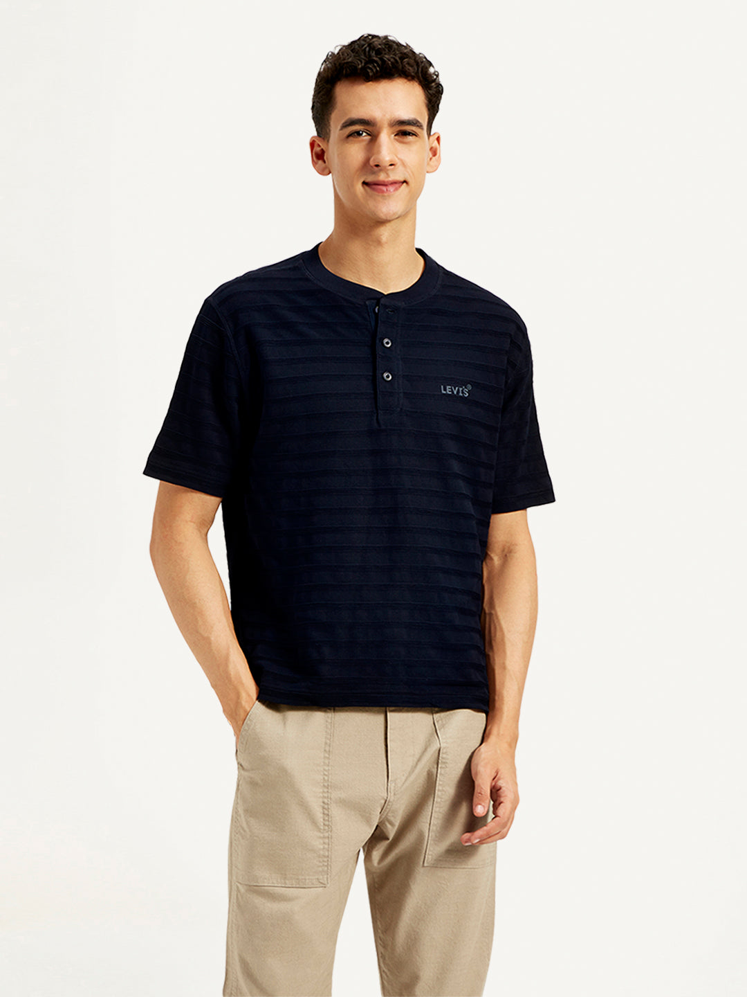 Men's Striped Slim Fit T-Shirt - 20 View