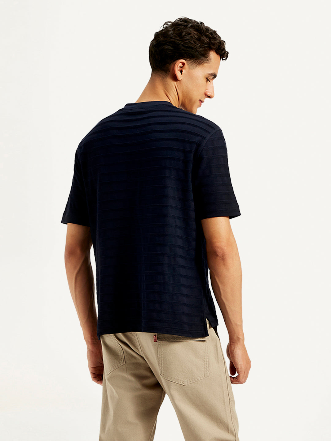 Men's Striped Slim Fit T-Shirt - 20 View