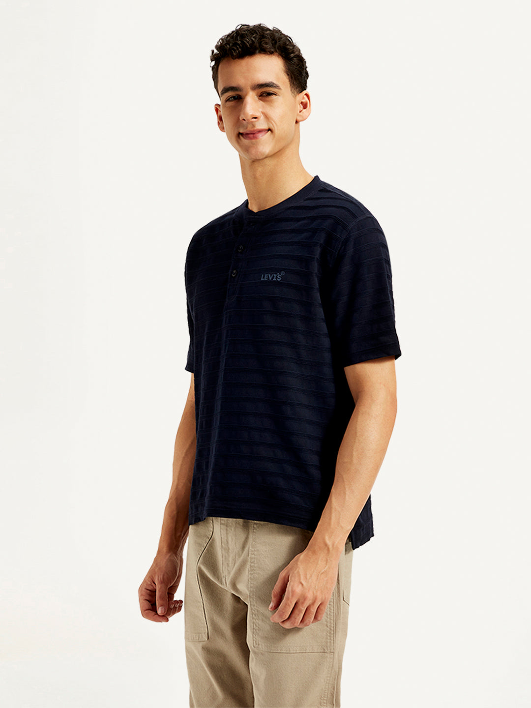 Men's Striped Slim Fit T-Shirt - 20 View