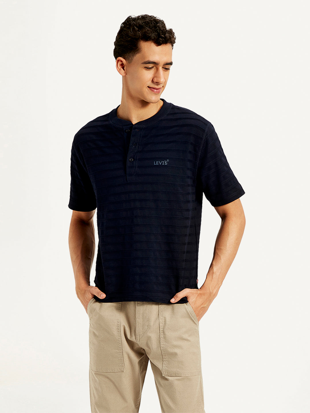 Men's Striped Slim Fit T-Shirt - 20 View