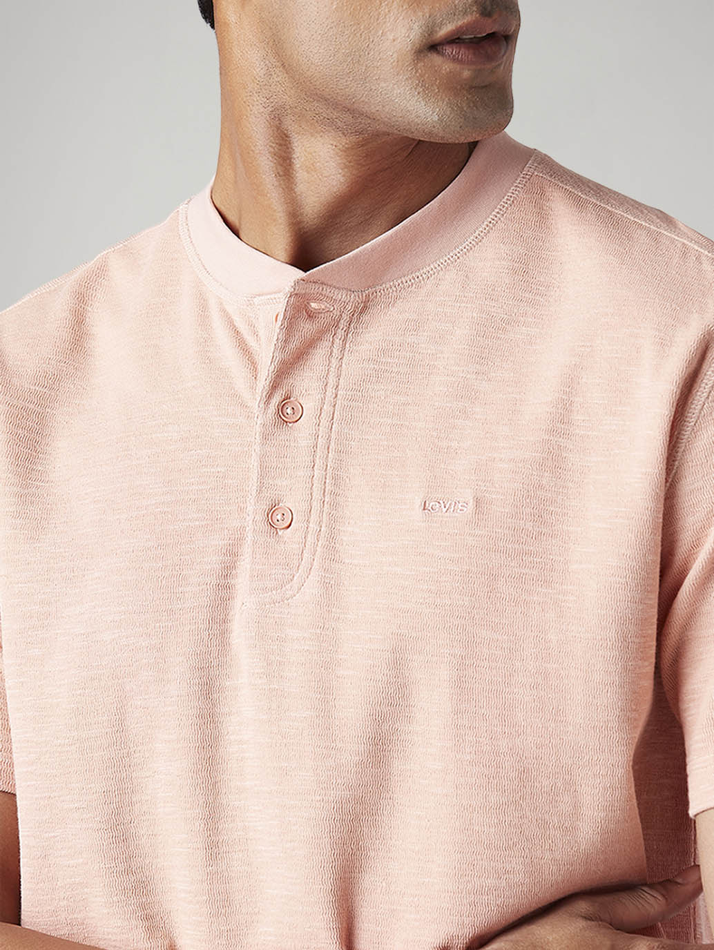 Men's Solid Regular Fit Ribbed T-Shirt - 20 View