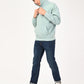 Men's Embroidered Regular Fit Overdyed Sweatshirt - 6 View
