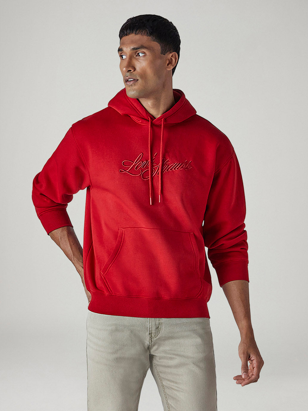 Men's Embroidered Regular Fit Sweatshirt