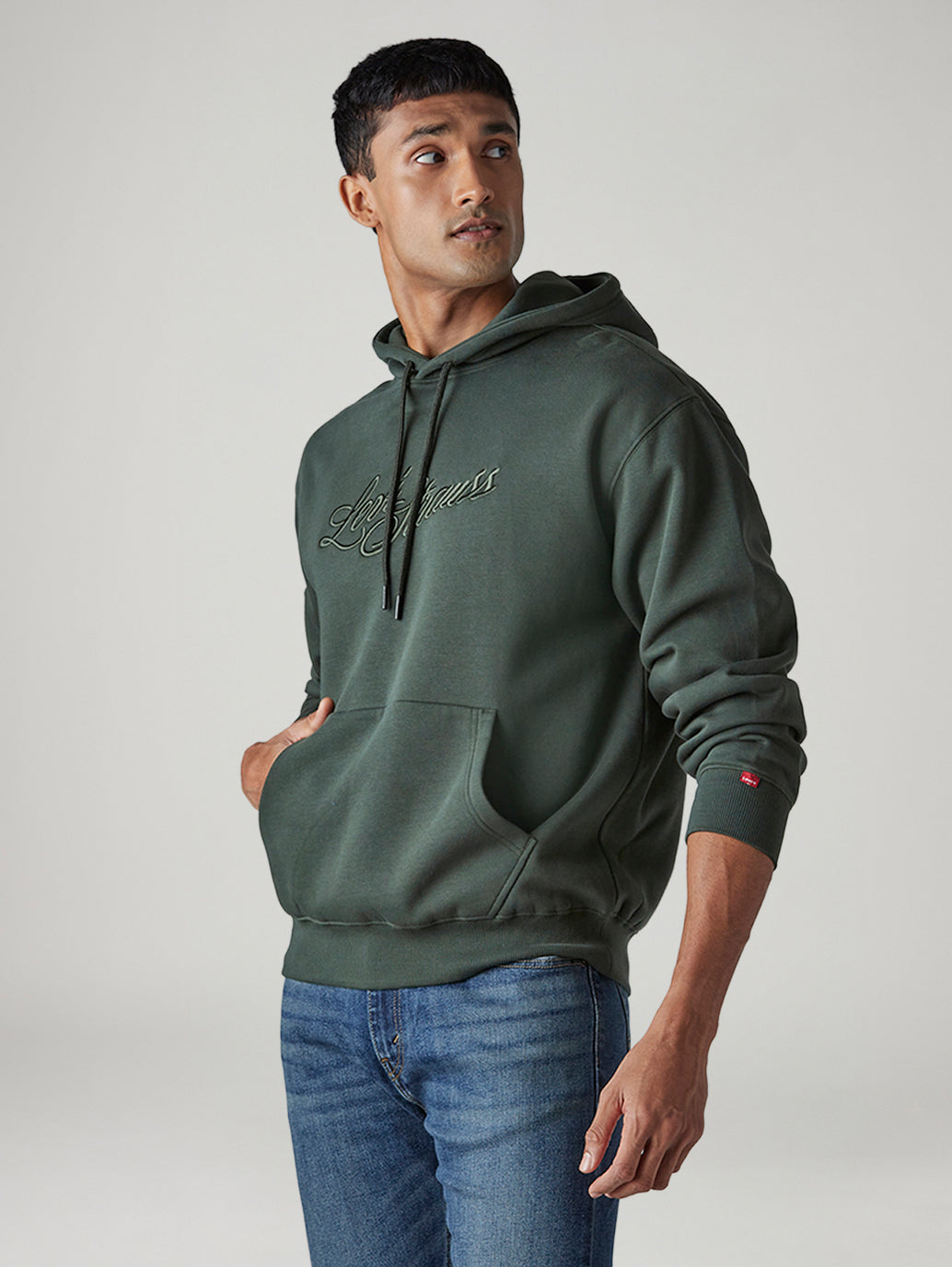 Men's Logo Printed Regular Fit Sweatshirt