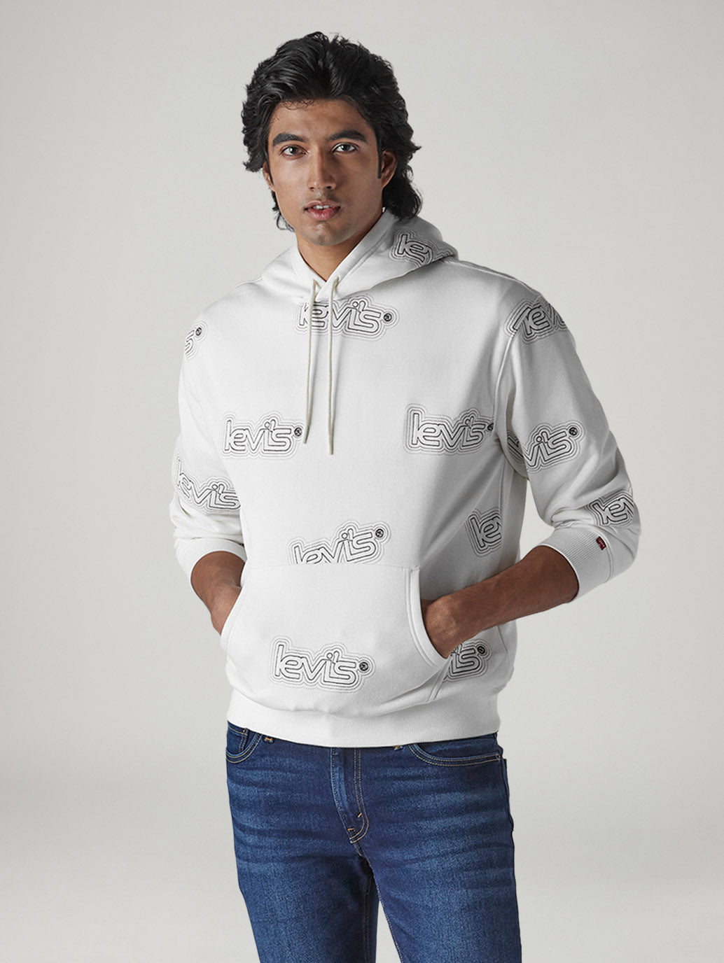 Men's Logo Printed Regular Fit Sweatshirt