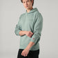 Men's Solid Regular Fit Hooded Sweatshirt - Side View