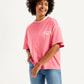 Women's Solid Loose Fit T-Shirt - Styleshot View