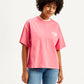 Women's Solid Loose Fit T-Shirt - Front View