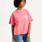 Women's Solid Loose Fit T-Shirt - Side View