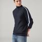 Men's Solid Regular Fit Jersey Sweater - SIde View