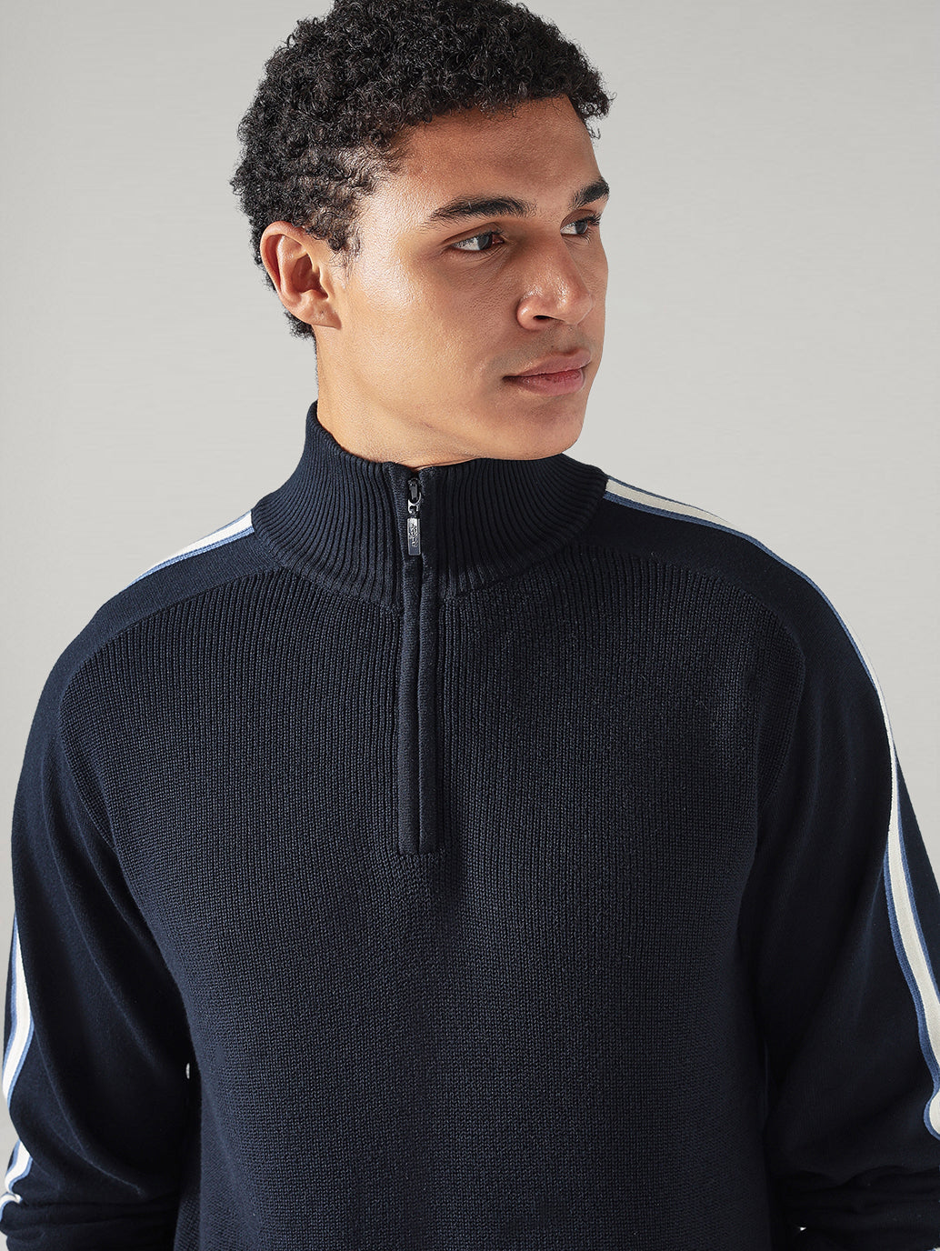 Men's Solid Regular Fit Jersey Sweater - 20 View