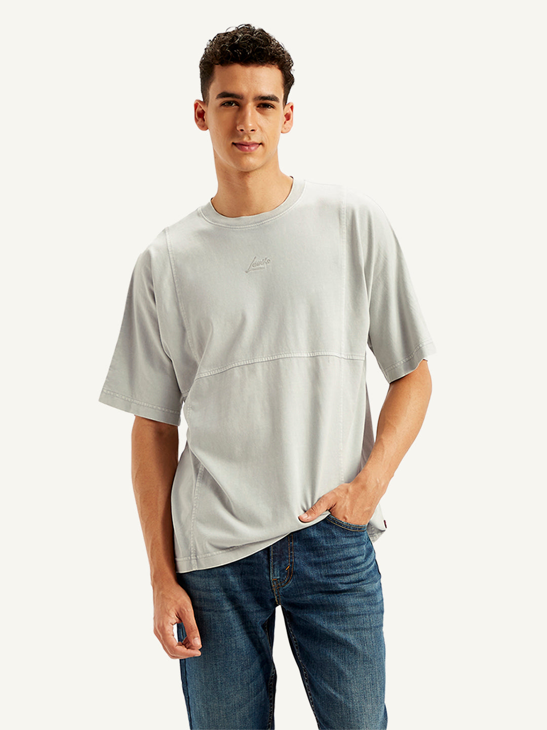 Men's Solid Regular Fit T-Shirt