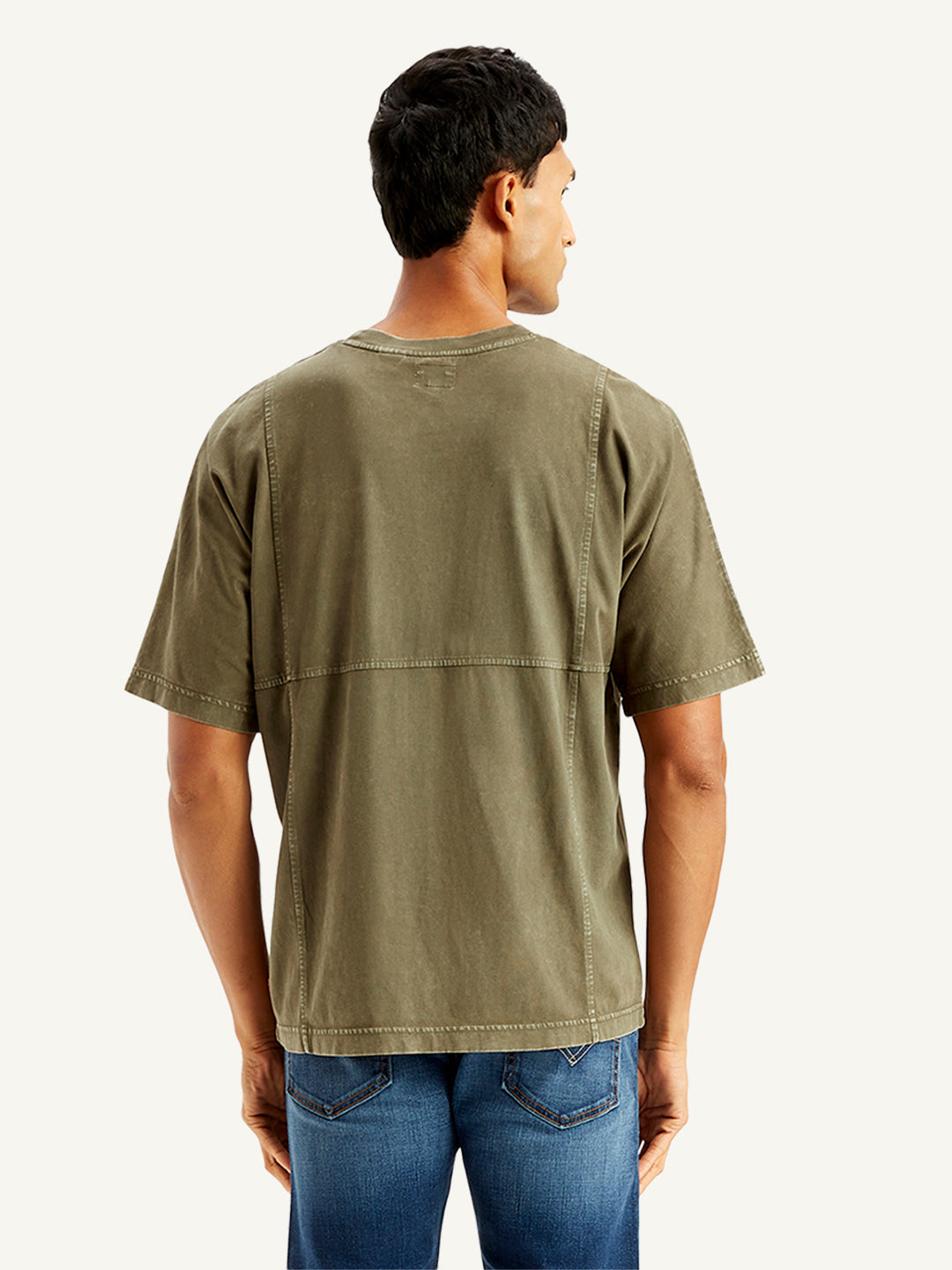 Men's Solid Regular Fit T-shirt