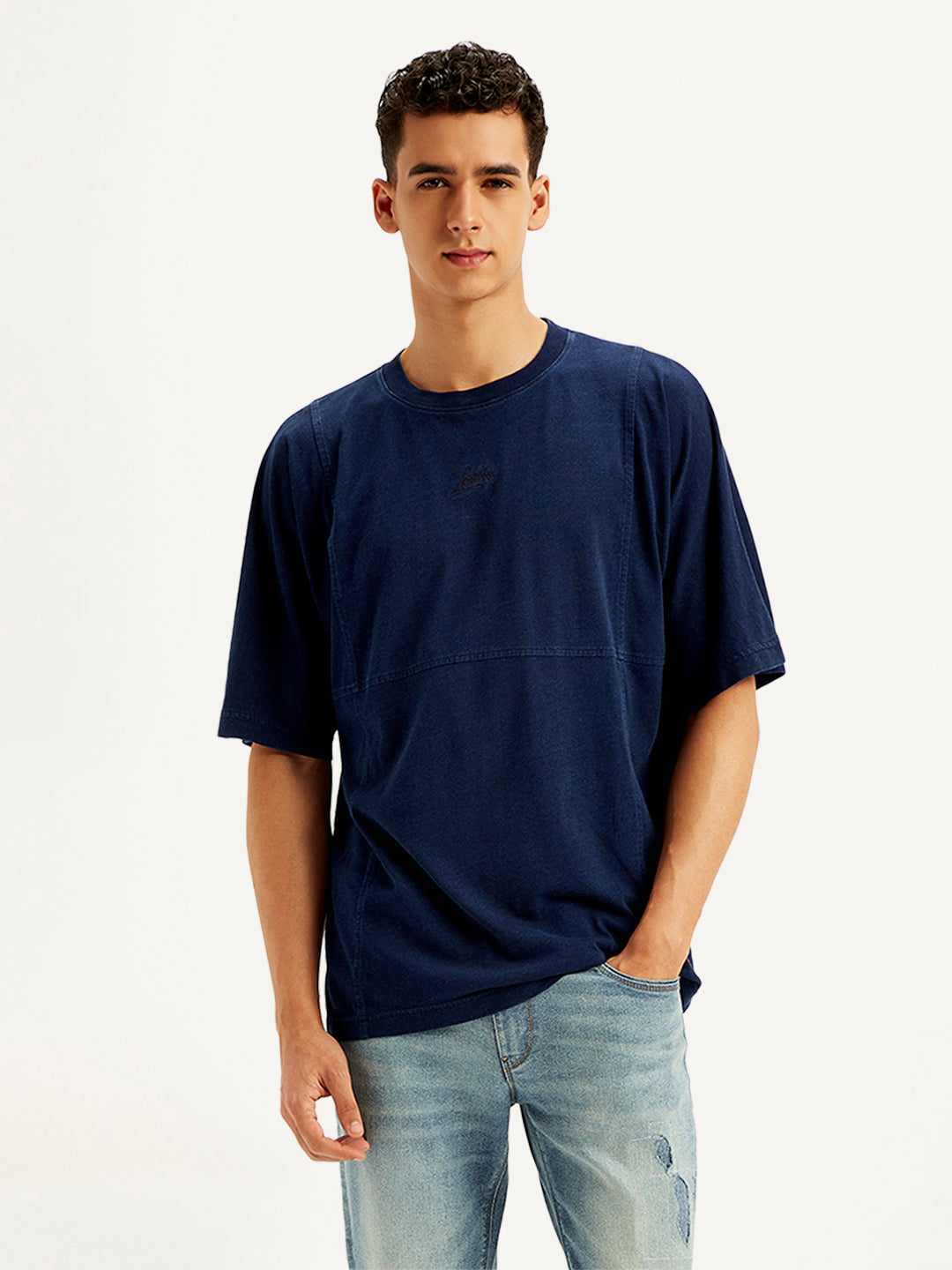 Men's Solid Regular Fit T-Shirt