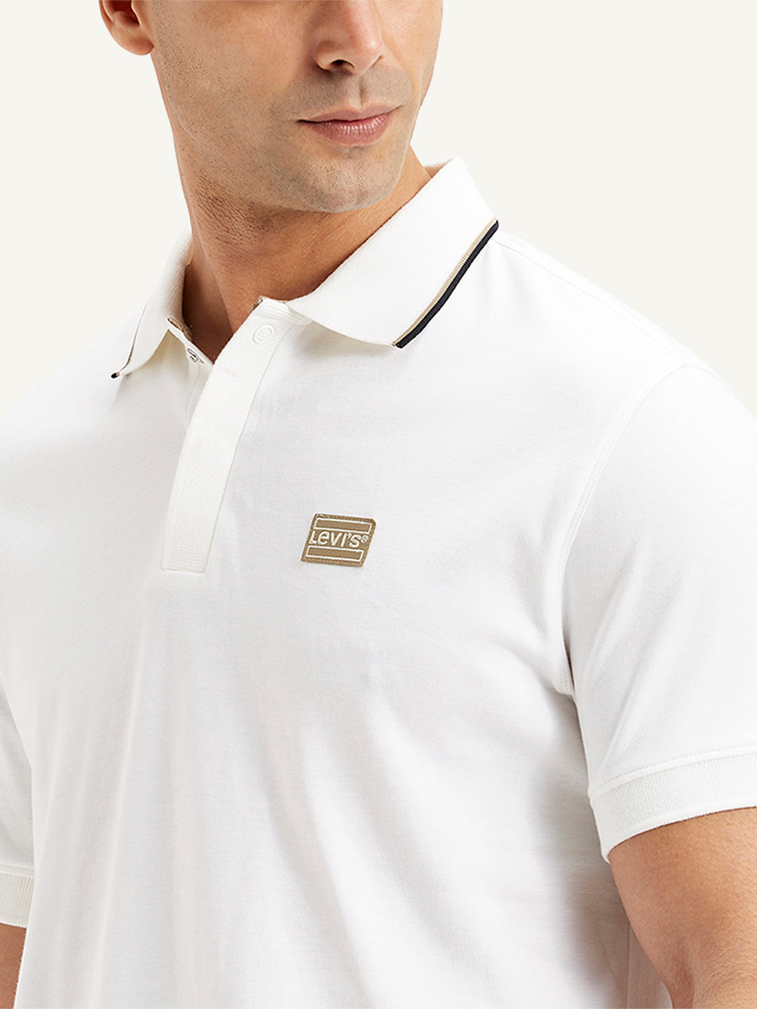 Men's Solid Slim Fit Polo T-Shirt