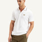 Men's Solid Slim Fit Polo T-Shirt