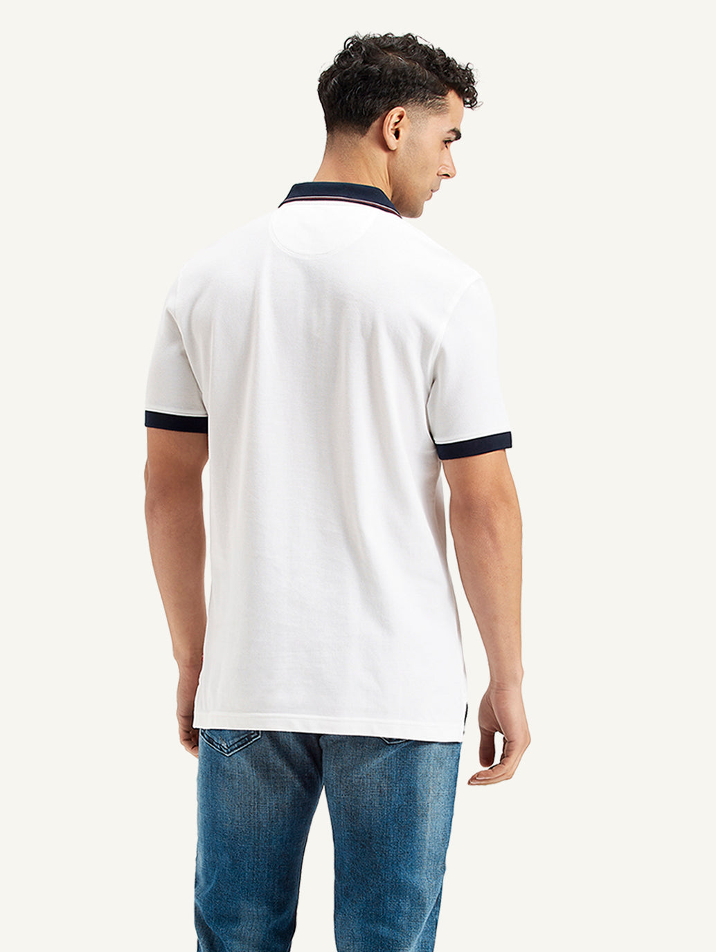 Men's Embroidered Slim Fit Polo T-Shirt - 81418329-9649-4c41-ad0c-8ede6a006a1f View