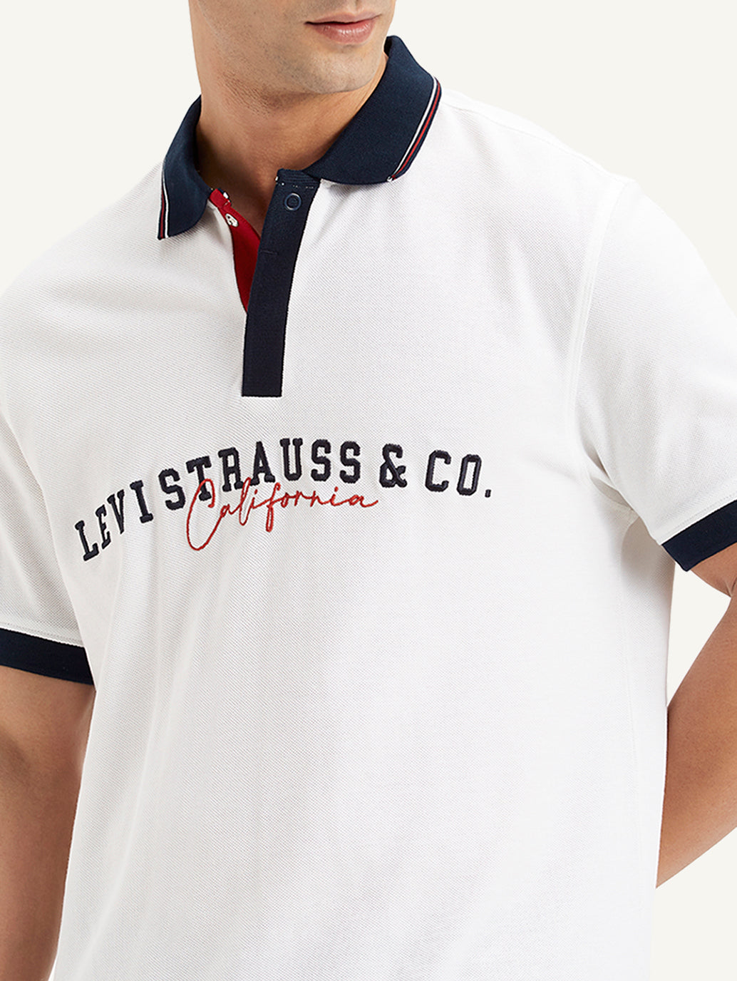 Men's Embroidered Slim Fit Polo T-Shirt - 837fa106-79e3-4f11-ba7f-c69789e70f9a View