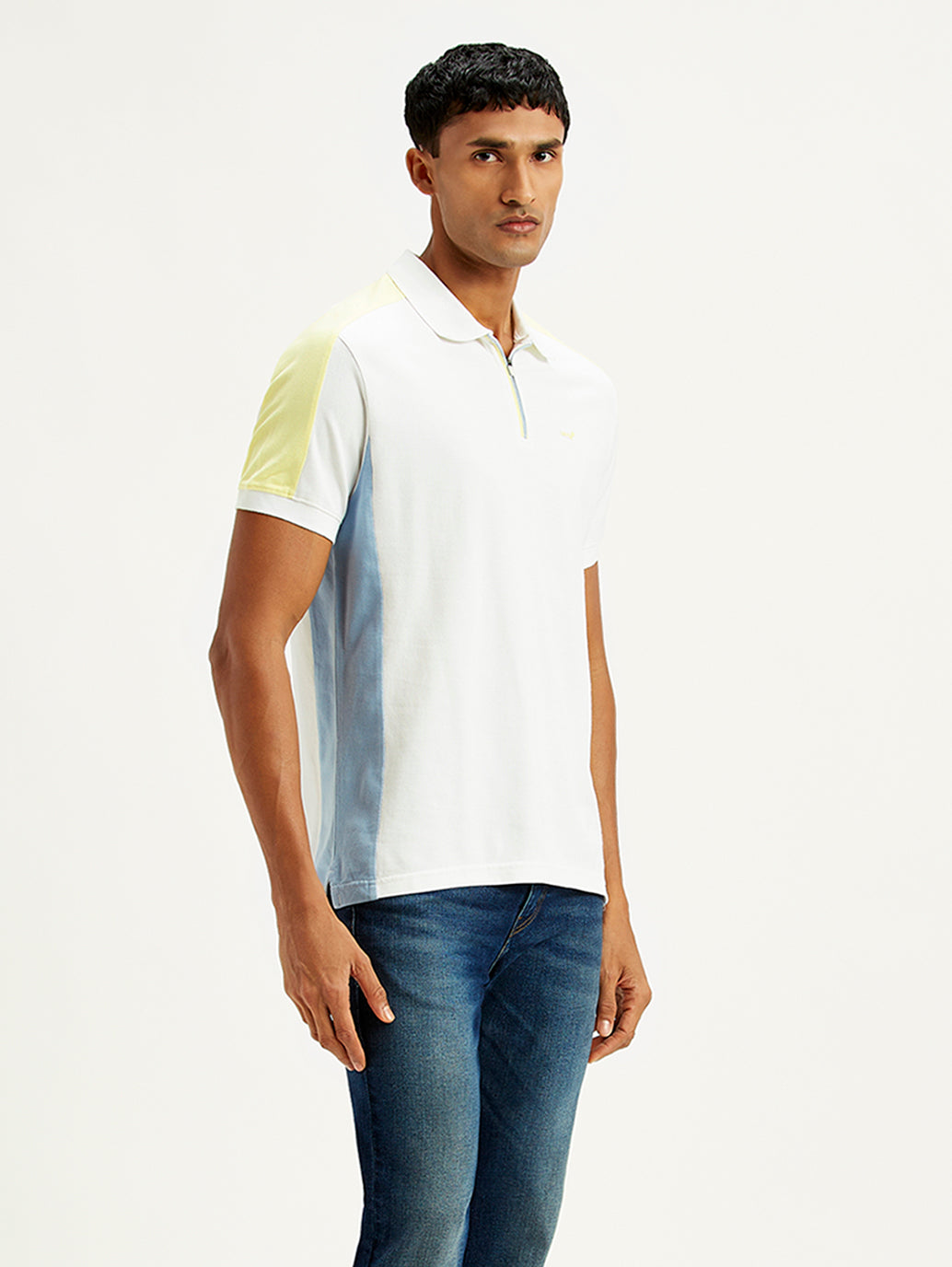 Men's Colorblock Slim Fit Polo T-Shirt - e0fb8ca7-14d2-4f7a-8d87-a35063a28844 View