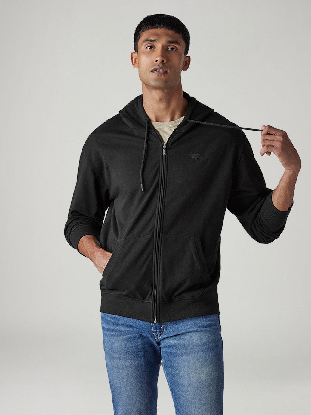 Men's Solid Regular Fit Sweatshirt - Front View