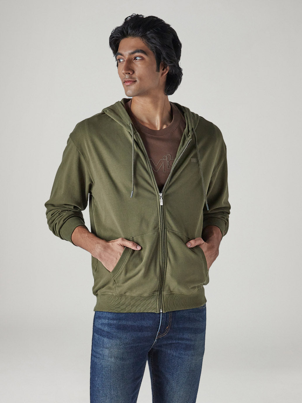 Men's Solid Regular Fit Sweatshirt